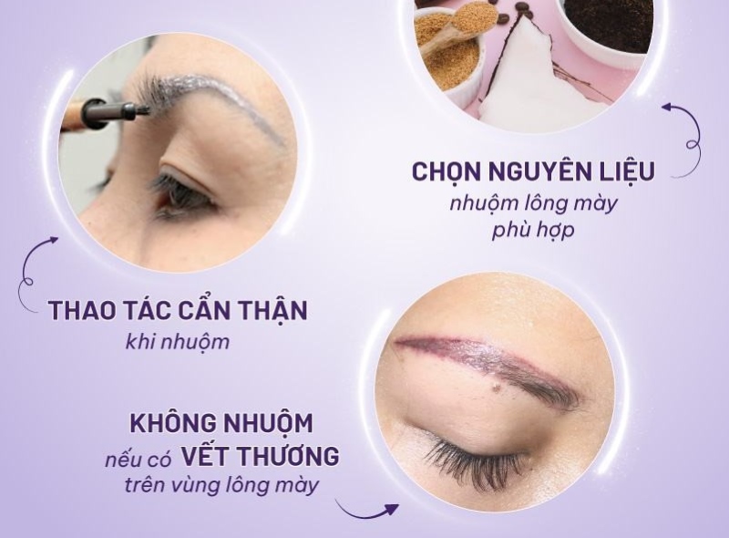 nhuộm chân mày - Viện thẩm mỹ quốc tế Linh Anh