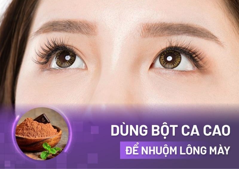 nhuộm lông mày bằng thuốc nhuộm - Viện thẩm mỹ quốc tế Linh Anh