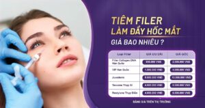 tiêm filler làm đầy hốc mắt giá bao nhiêu