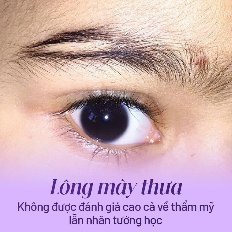 vận mệnh người có lông mày thưa