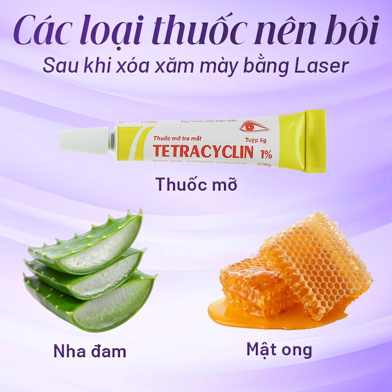 Chăm sóc chân mày sau khi xóa xăm laser