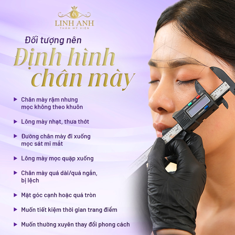 dịch vụ định hình chân mày