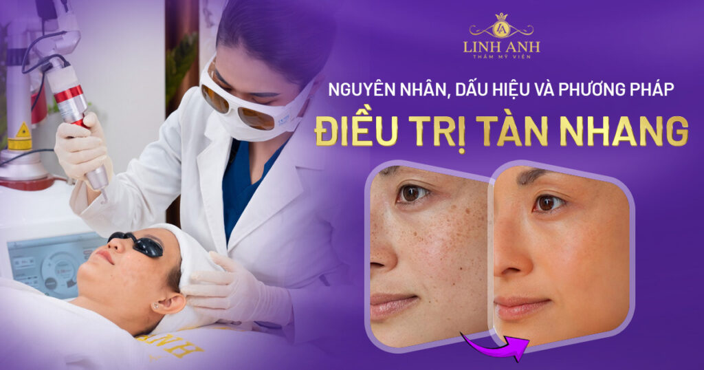 điều trị tàn nhang