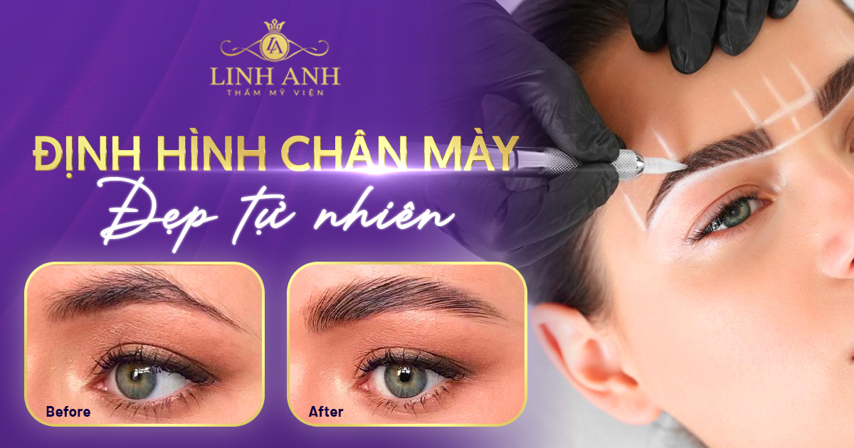 Dịch vụ định hình chân mày đẹp tự nhiên