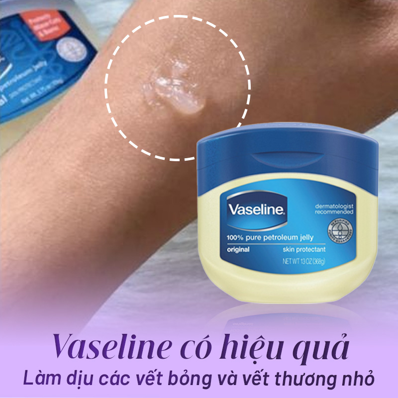 vaseline dưỡng lông mày được không