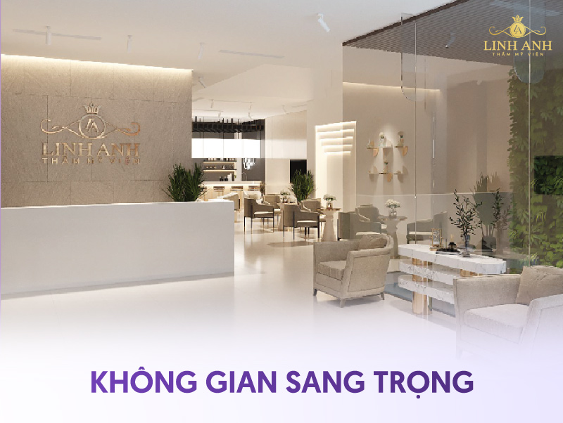 Không gian thẩm mỹ Linh Anh Biên Hòa sang trọng