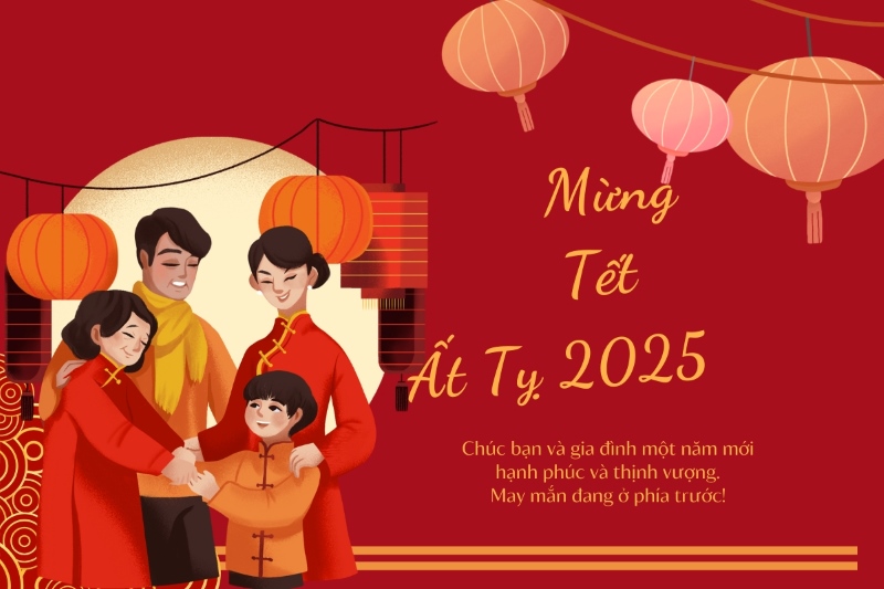 ảnh chúc tết 2025