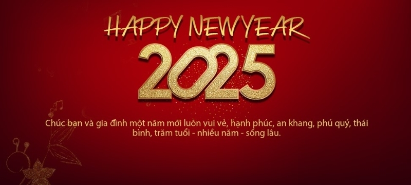ảnh động chúc mừng năm mới 2025