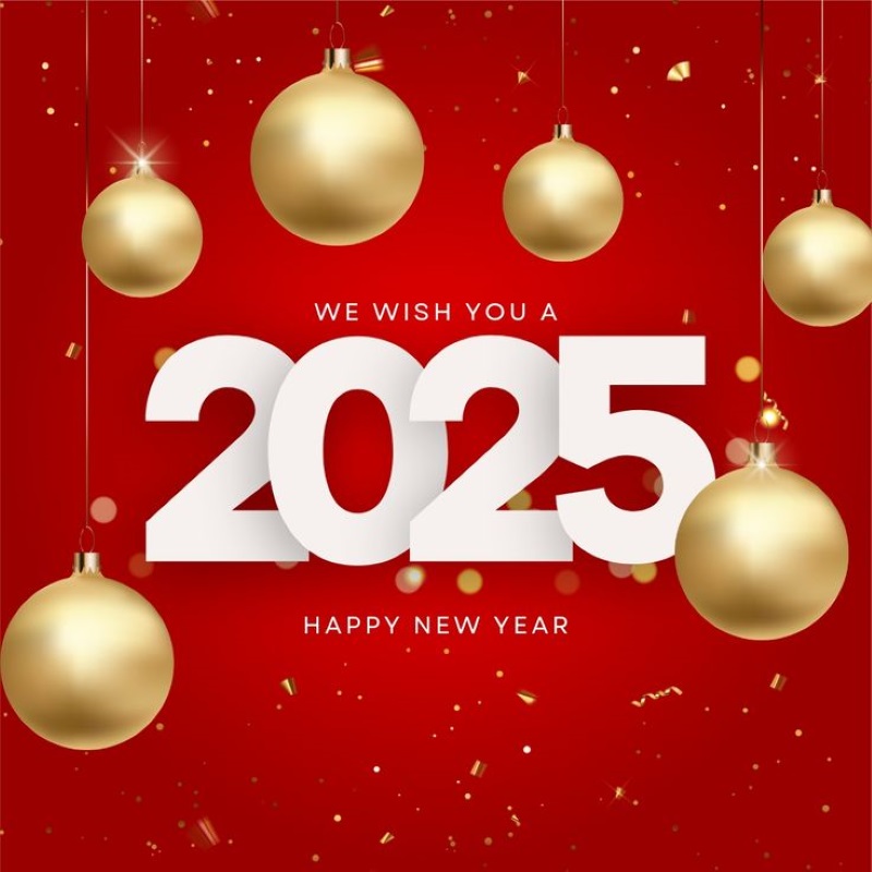 biểu tượng chúc mừng năm mới 2025