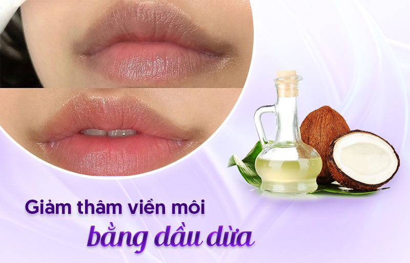 Dầu dừa giảm thâm viền môi - Viện thẩm mỹ quốc tế Linh Anh