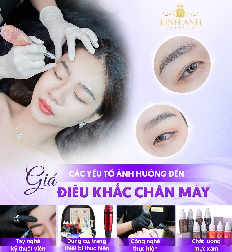 Điêu Khắc Chân Mày Nữ Giá Bao Nhiêu