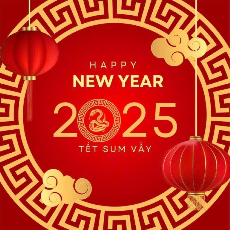 hình ảnh chúc xuân 2025