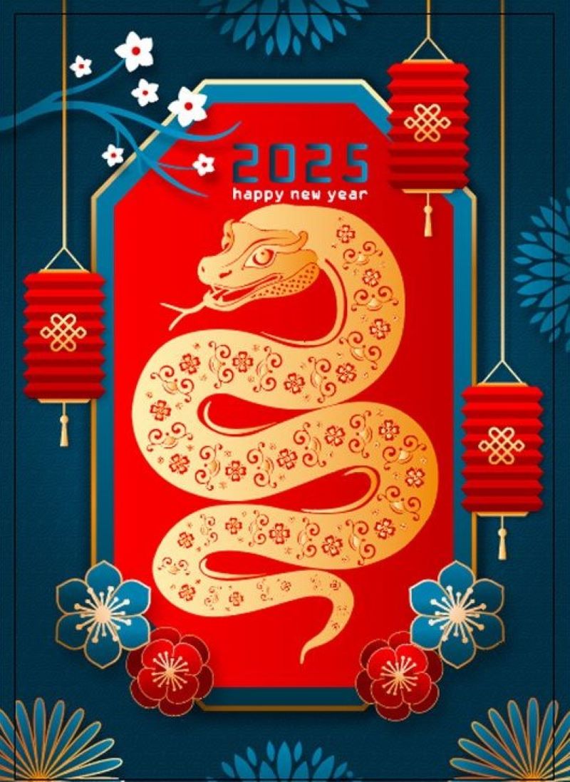 hình chúc tết năm 2025