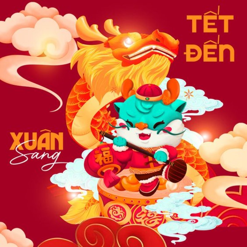 hình chúc xuân 2025