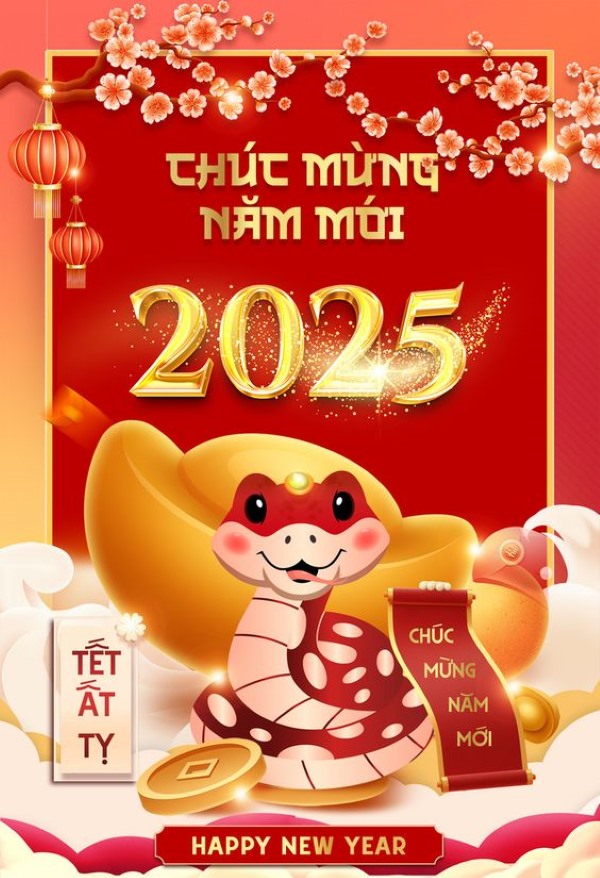 hình động chúc mừng năm mới 2025