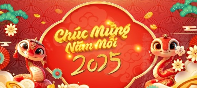 hình nền chúc mừng năm mới 2025