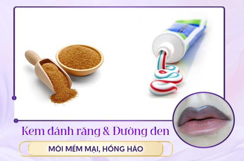 cách làm môi hồng tự nhiên bằng kem đánh răng