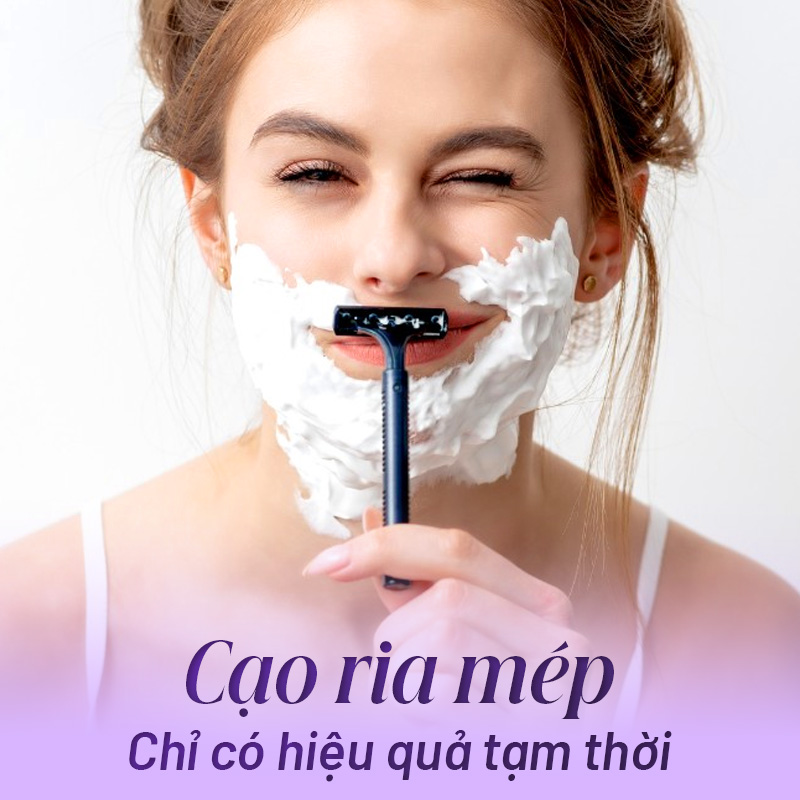 triệt râu mép an toàn