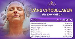 căng chỉ collagen giá bao nhiêu