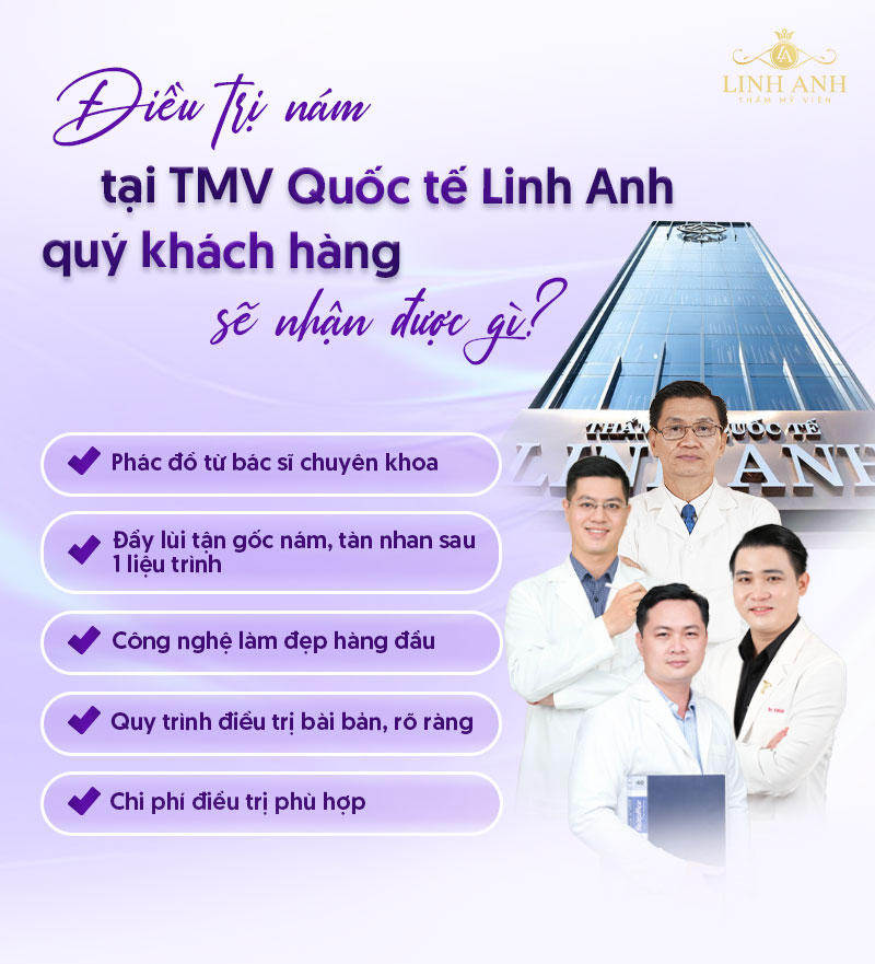 Cơ sở trị nám Gò Vấp - Viện thẩm mỹ quốc tế Linh Anh