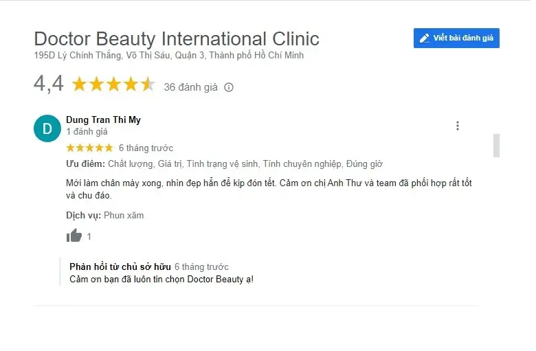 thêu lông mày ở đâu review địa chỉ làm lông mày đẹp - Viện thẩm mỹ quốc tế Linh Anh