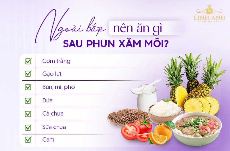 xăm môi ăn Bắp được hay không xăm môi ăn Bắp được hay không