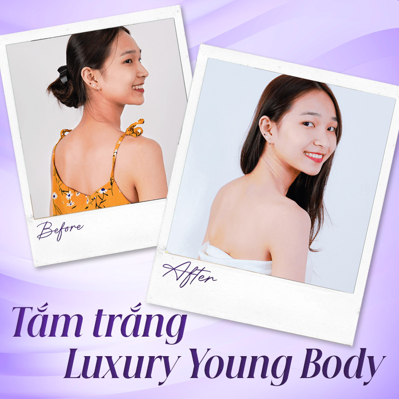 chi phí tắm trắng luxury young body