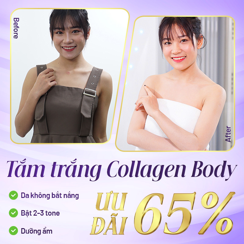 tắm trắng collagen body bao nhiêu