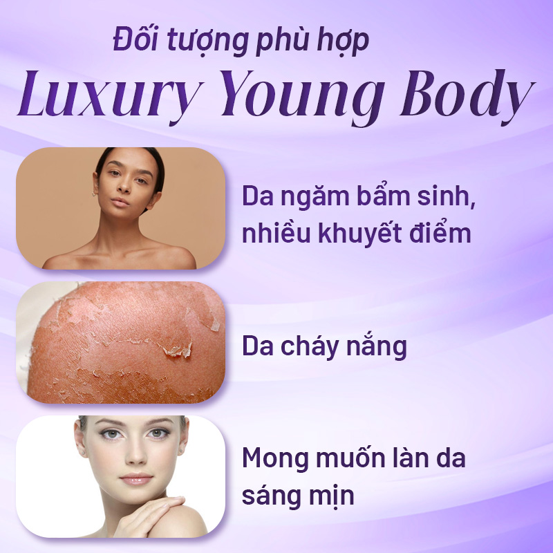 tắm trắng công nghệ luxury young body tắm trắng công nghệ luxury young body