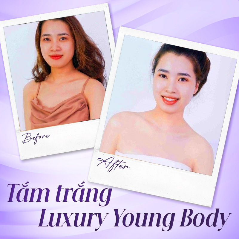 tắm trắng luxury young body bao nhiêu