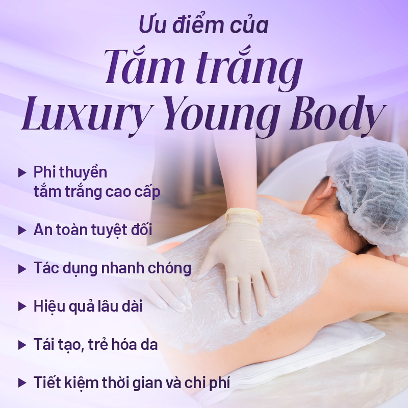 tắm trắng luxury young body tại Linh Anh
