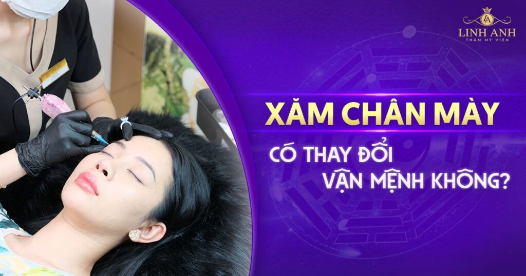 làm chân mày có ảnh hưởng đến tướng số không