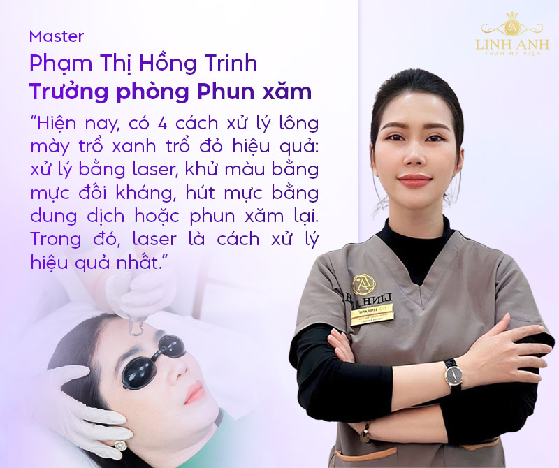 lông mày trổ xanh trổ đỏ lông mày trổ xanh trổ đỏ