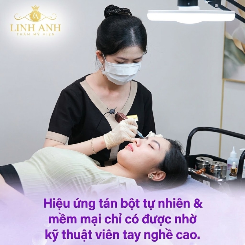 phun chân mày tán bột giá bao nhiêu