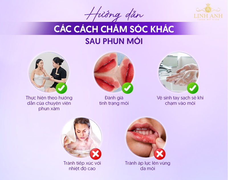 Phun môi xong có nên đeo khẩu trang hay không?