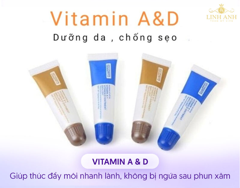 Vừa xăm môi xong nên bôi gì