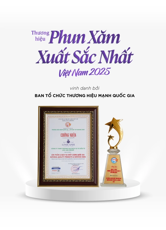 Chứng nhận và giải thưởng Thẩm mỹ Quốc Tế Linh Anh