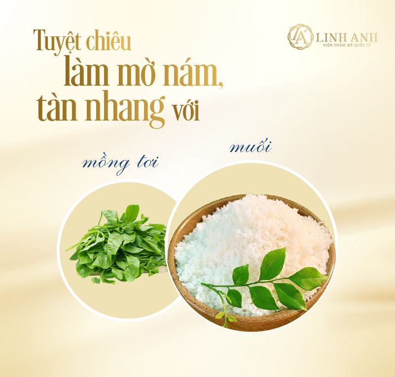 lá mồng tơi trị nám và tàn nhang Hướng Dẫn Cách Trị Tàn Nhang Bằng Rau Mồng Tơi - Viện thẩm mỹ quốc tế Linh Anh