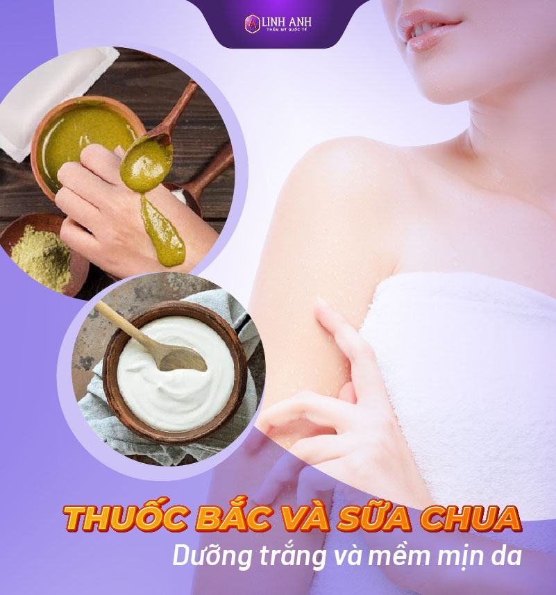 Tắm trắng bằng thuốc bắc và sữa chua - Viện thẩm mỹ quốc tế Linh Anh Tắm trắng bằng thuốc bắc và sữa chua - Viện thẩm mỹ quốc tế Linh Anh