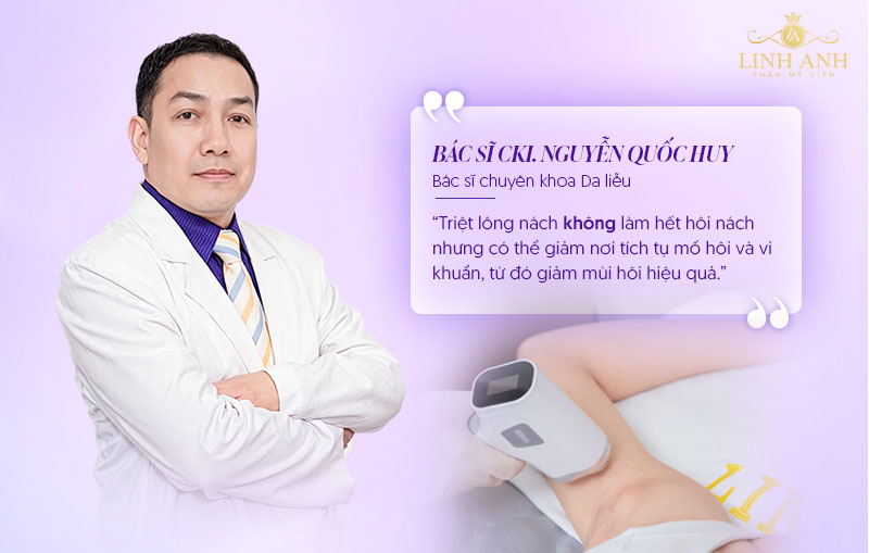 Triệt lông nách có hết hôi nách không Triệt lông nách có hết hôi nách không