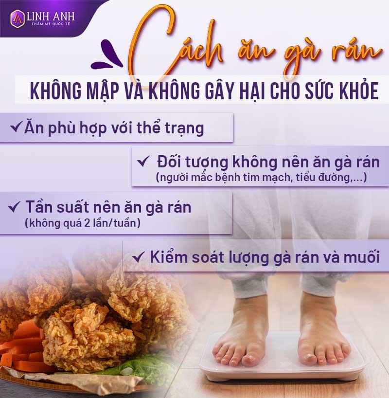 ăn gà rán có béo không ăn gà rán có béo không