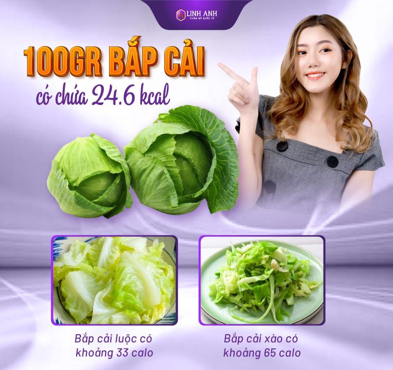 bắp cải trắng bao nhiêu calo bắp cải trắng bao nhiêu calo