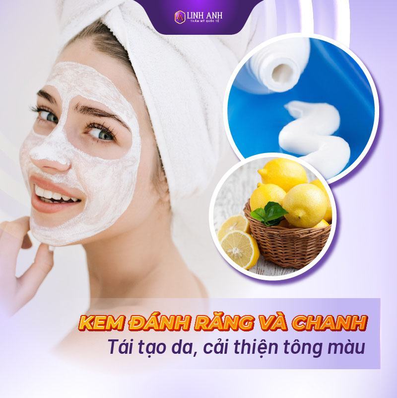 cách làm da trắng bằng kem đánh răng cách làm trắng da bằng chanh và kem đánh răng