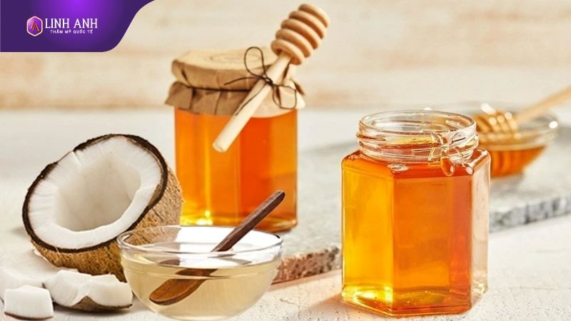 cách làm trắng da bằng dầu dừa và mật ong