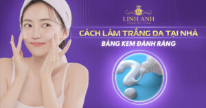 cách làm trắng da bằng kem đánh răng