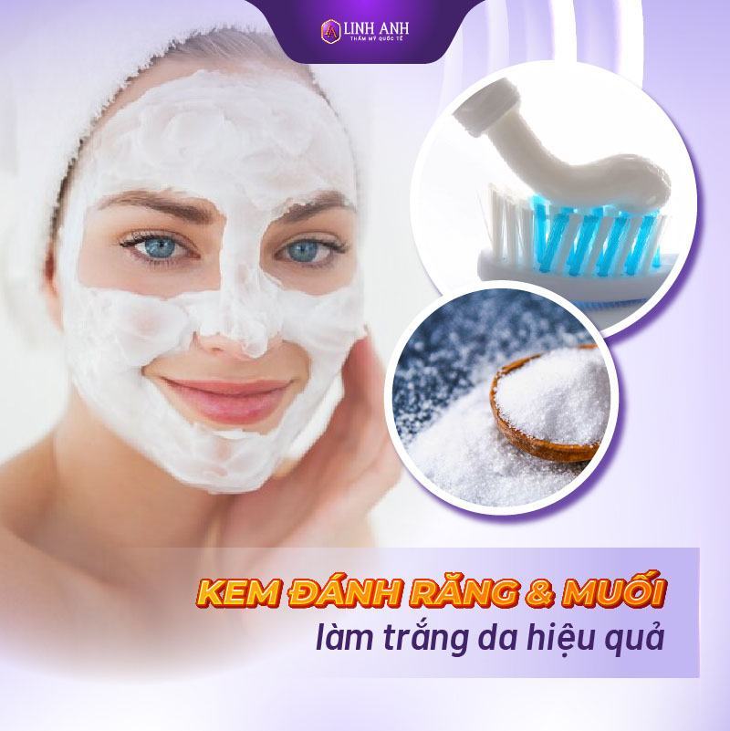 làm trắng da bằng kem đánh răng cách làm trắng da mặt bằng kem đánh răng