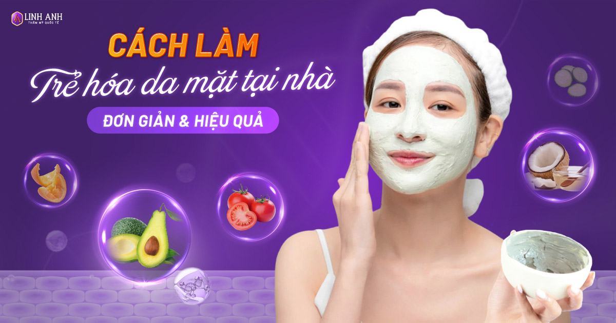 cách làm trẻ hóa da mặt tại nhà