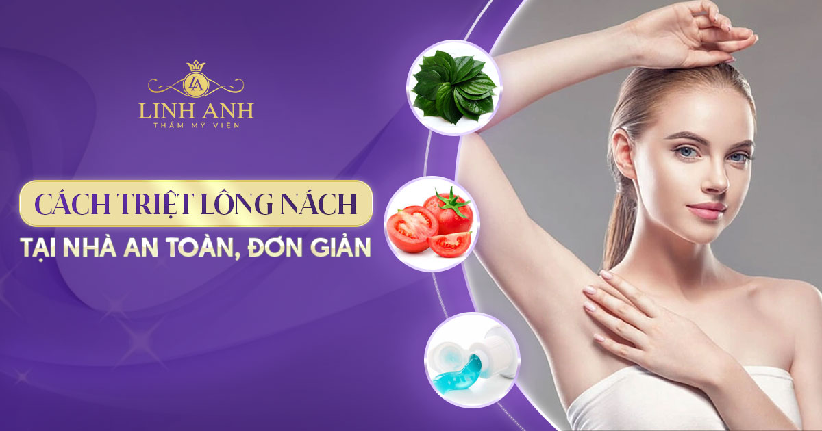 cách triệt lông nách tại nhà