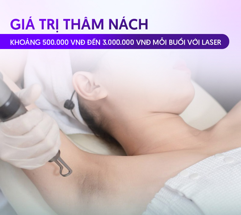 chi phí trị thâm nách tại Linh Anh