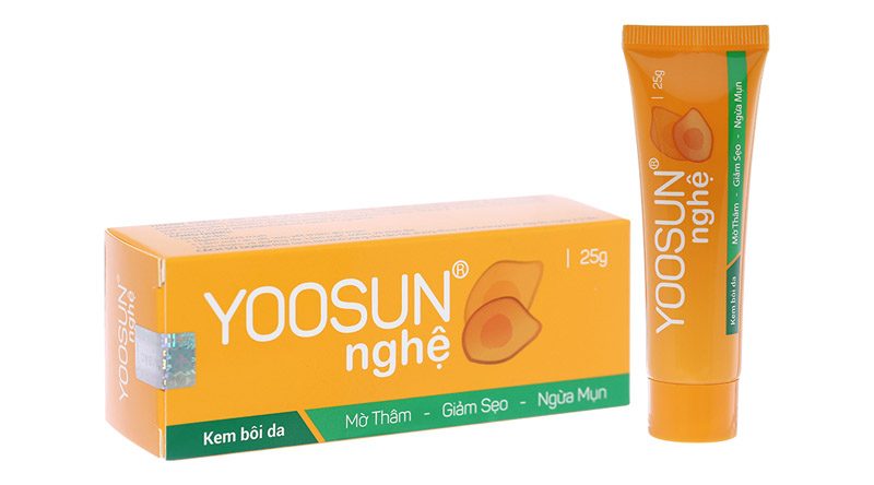 kem nghệ trị thâm mụn kem nghệ trị mụn trắng da